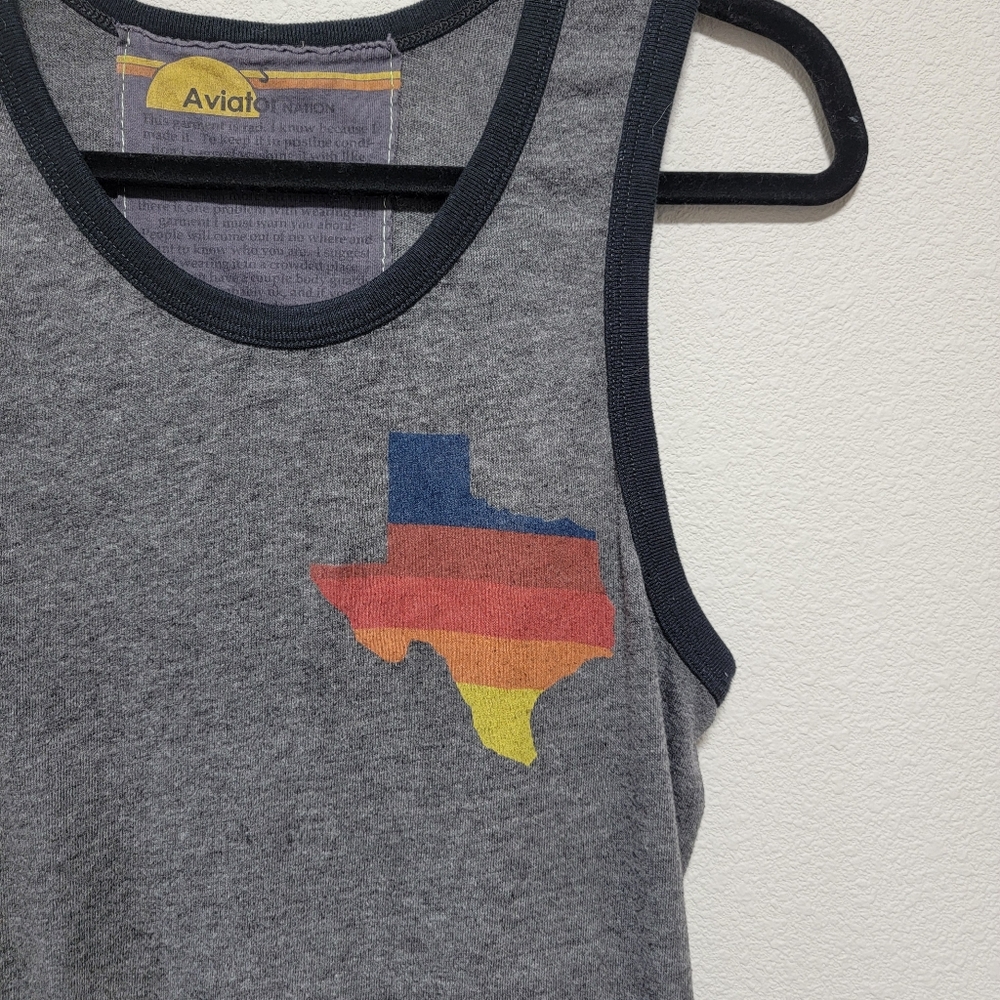 Aviator Nation Ringer Tank Top ACL music Festival - Picture 2 of 6
